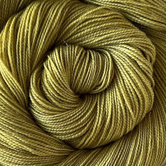 Gold Dust Yarn - Gold Semi Solid – Greenwood Fiberworks